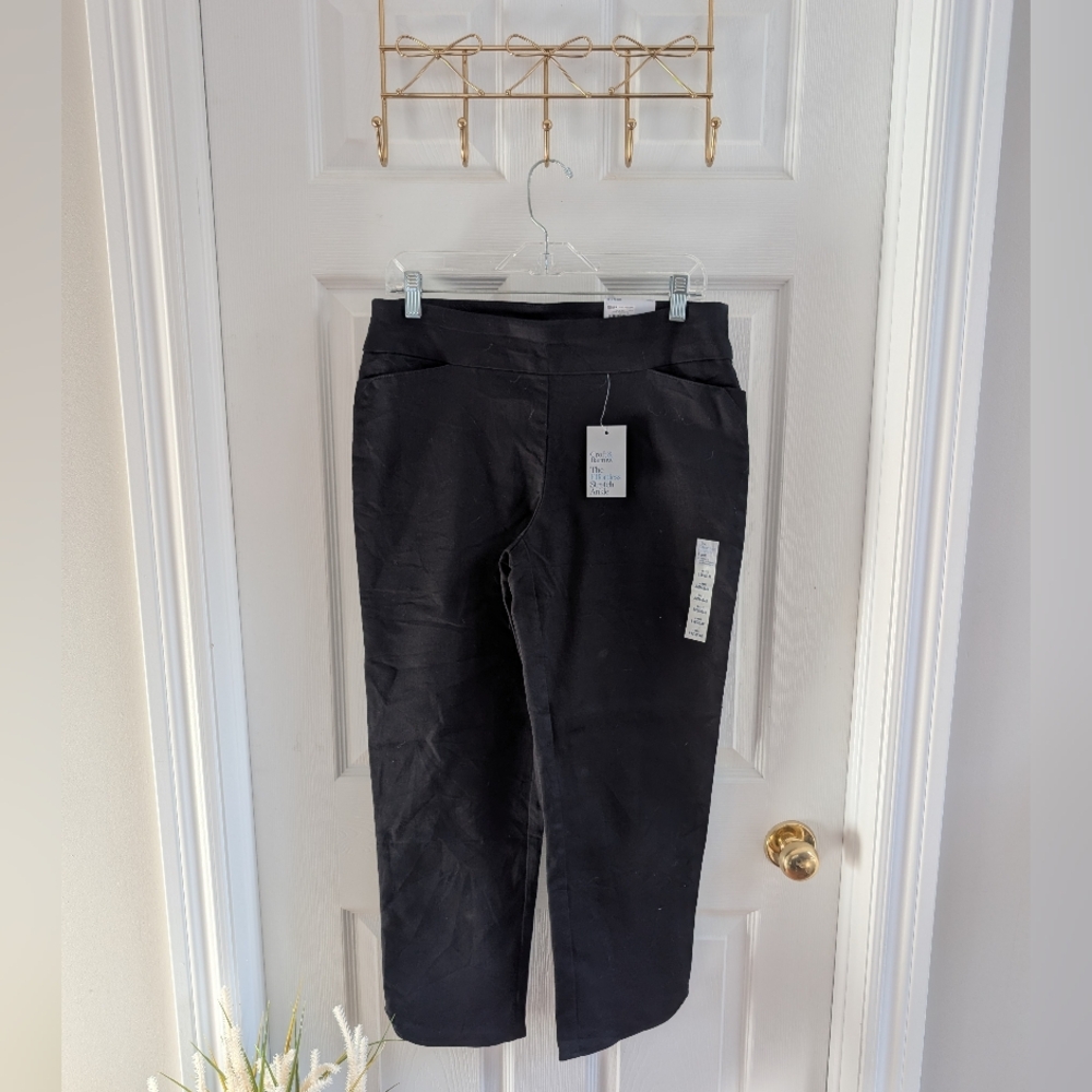 NWT Croft & Barrow Black Ankle Pants